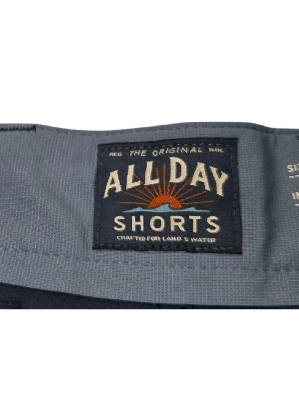 Faherty All Day Shorts Men's 48 Navy Blue Performance Chino Drawstring 8